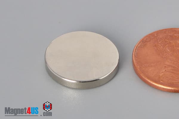 5/8" dia. x 1/10" N40 Neodymium Disc Magnet - photo 3