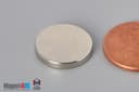 5/8" dia. x 1/10" N40 Neodymium Disc Magnet - photo 3