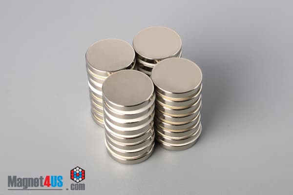 5/8" dia. x 1/10" N40 Neodymium Disc Magnet - photo 4