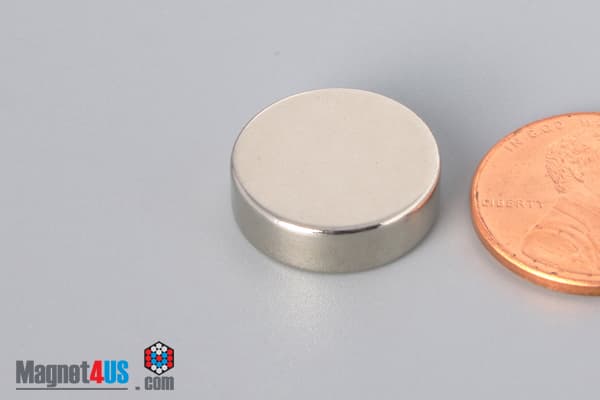5/8" dia. x 3/16" N40 Neodymium Disc Magnet - photo 3