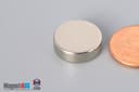 5/8" dia. x 3/16" N40 Neodymium Disc Magnet - photo 3