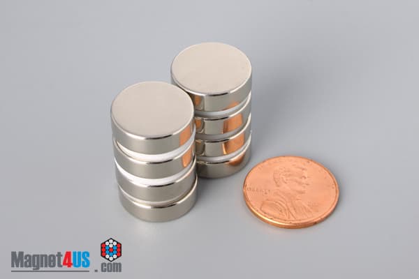 5/8" dia. x 3/16" N40 Neodymium Disc Magnet - photo 5