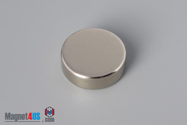 5/8" dia. x 2/10" N40 Neodymium Disc Magnet - photo 2