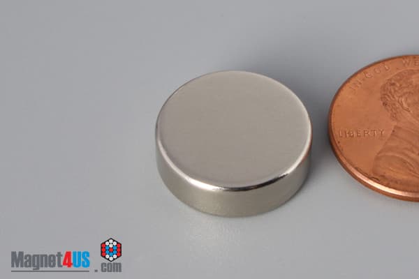 5/8" dia. x 2/10" N40 Neodymium Disc Magnet - photo 3