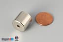 5/8" od x 1/8" id x 5/8" N45 Neodymium Ring Magnet - photo 1