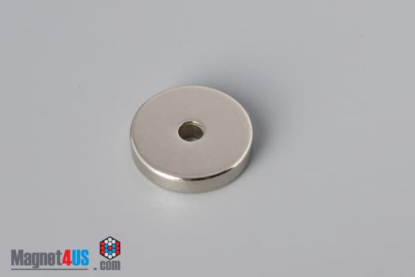 5/8" od x 1/8" id x 1/8" N45 Neodymium Ring Magnet - photo 2