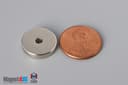 5/8" od x 1/8" id x 1/8" N45 Neodymium Ring Magnet - photo 1
