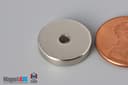 5/8" od x 1/8" id x 1/8" N45 Neodymium Ring Magnet - photo 3