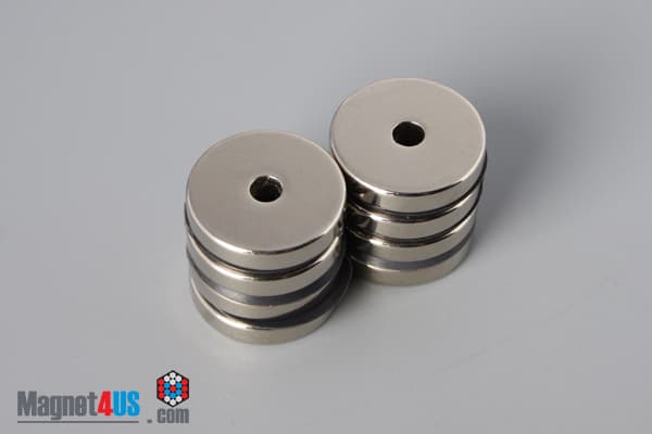 5/8" od x 1/8" id x 1/8" N45 Neodymium Ring Magnet - photo 4