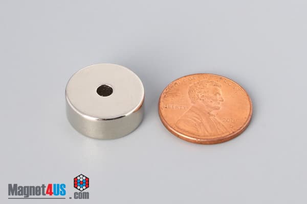5/8" od x 1/8" id x 1/4" N45 Neodymium Ring Magnet - photo 1