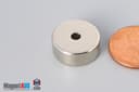 5/8" od x 1/8" id x 1/4" N45 Neodymium Ring Magnet - photo 3