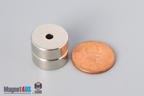 5/8" od x 1/8" id x 1/4" N45 Neodymium Ring Magnet - photo 5