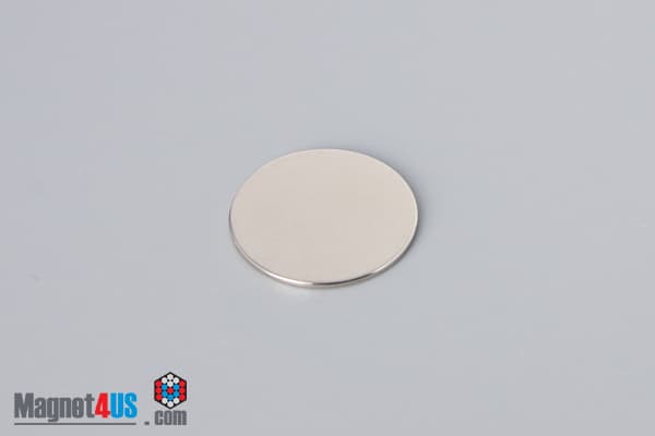 11/16" dia. x 1/32" N45 Neodymium Disc Magnet - photo 2