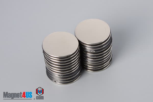 11/16" dia. x 1/32" N45 Neodymium Disc Magnet - photo 4