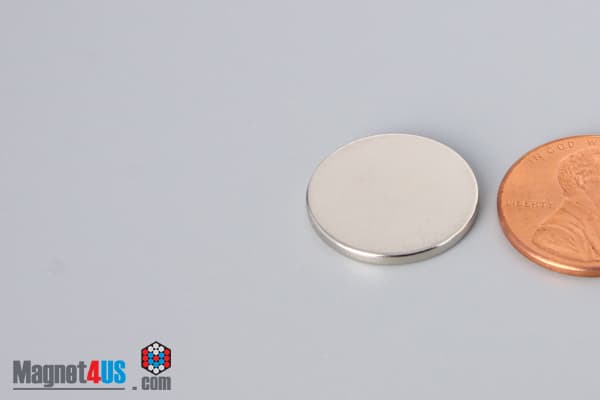 11/16" dia. x 1/16" N45 Neodymium Disc Magnet - photo 3