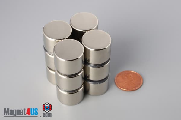 11/16" dia. x 1/2" N45 Neodymium Disc Magnet - photo 5