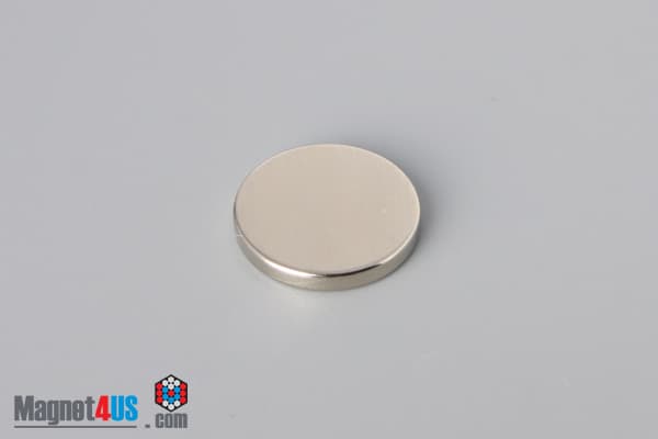 11/16" dia. x 3/32" N45 Neodymium Disc Magnet - photo 2