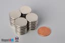 11/16" dia. x 3/32" N45 Neodymium Disc Magnet - photo 5