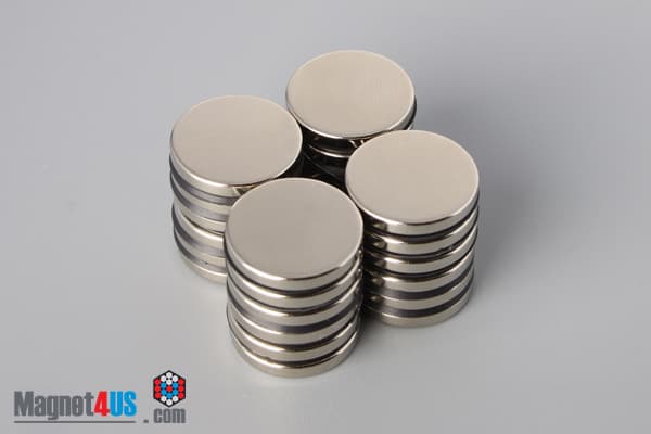 11/16" dia. x 1/10" N45 Neodymium Disc Magnet - photo 4