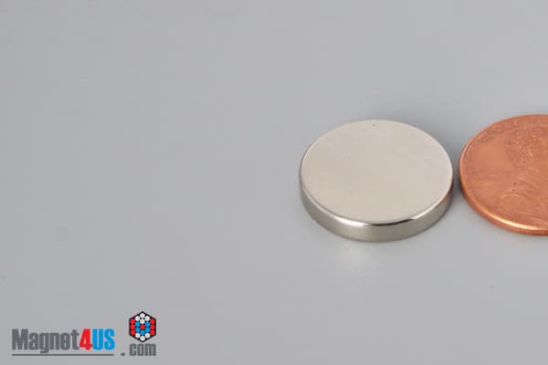 11/16" dia. x 1/8" N45 Neodymium Disc Magnet - photo 3