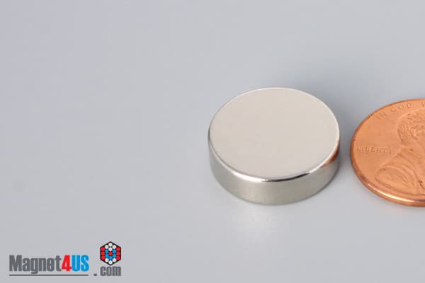 11/16" dia. x 2/10" N45 Neodymium Disc Magnet - photo 3