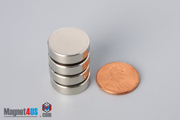 11/16" dia. x 2/10" N45 Neodymium Disc Magnet - photo 5