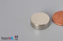 11/16" dia. x 1/4" N45 Neodymium Disc Magnet - photo 3