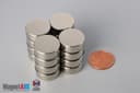 11/16" dia. x 1/4" N45 Neodymium Disc Magnet - photo 5