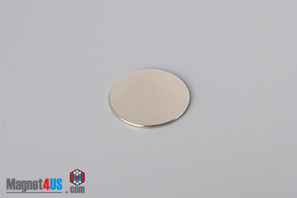 3/4" dia. x 1/32" N40 Neodymium Disc Magnet - photo 2