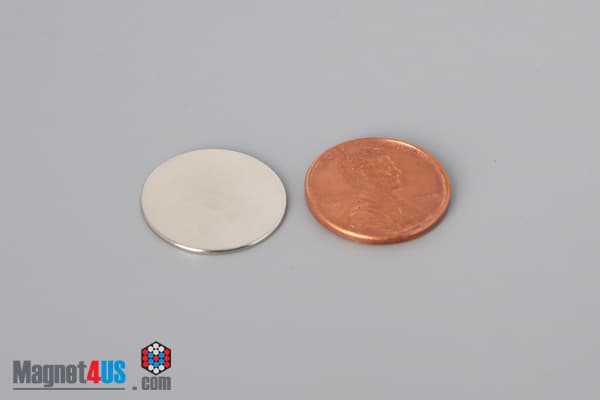 3/4" dia. x 1/32" N40 Neodymium Disc Magnet