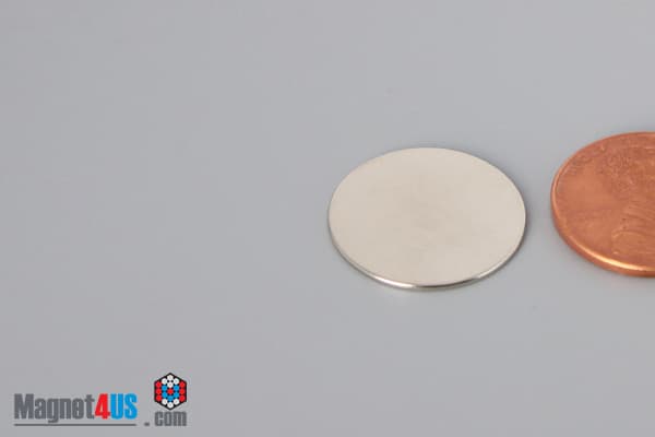 3/4" dia. x 1/32" N40 Neodymium Disc Magnet - photo 3