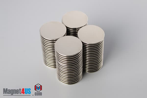 3/4" dia. x 1/32" N40 Neodymium Disc Magnet - photo 4