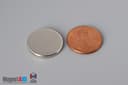 3/4" dia. x 3/32" N40 Neodymium Disc Magnet - photo 1