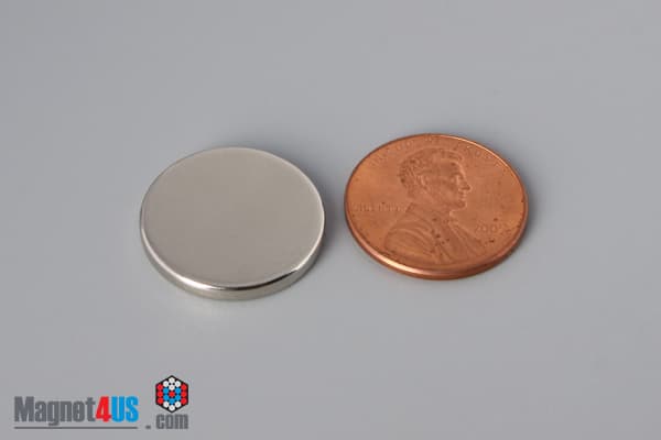 3/4" dia. x 3/32" N40 Neodymium Disc Magnet