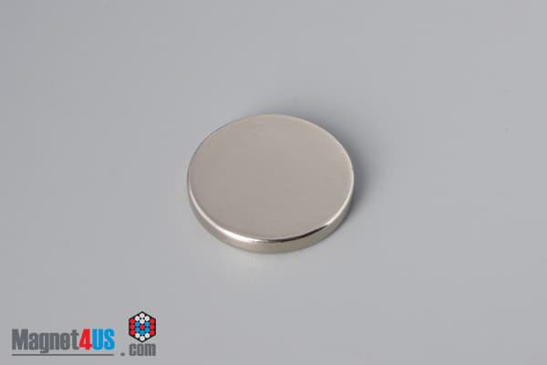 3/4" dia. x 1/10" N40 Neodymium Disc Magnet - photo 2