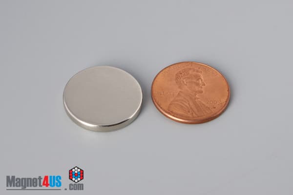 3/4" dia. x 1/10" N40 Neodymium Disc Magnet
