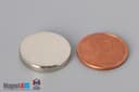 3/4" dia. x 1/8" N40 Neodymium Disc Magnet - photo 1