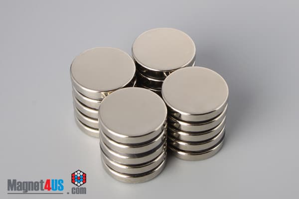 3/4" dia. x 1/8" N40 Neodymium Disc Magnet - photo 4