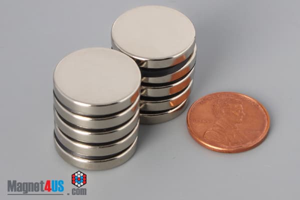 3/4" dia. x 1/8" N40 Neodymium Disc Magnet - photo 5