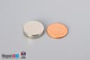3/4" dia. x 3/16" N40 Neodymium Disc Magnet - photo 1
