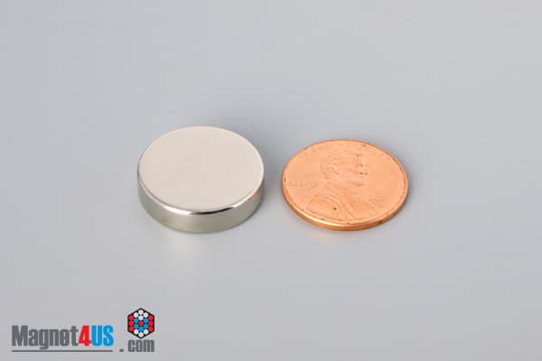 3/4" dia. x 3/16" N40 Neodymium Disc Magnet