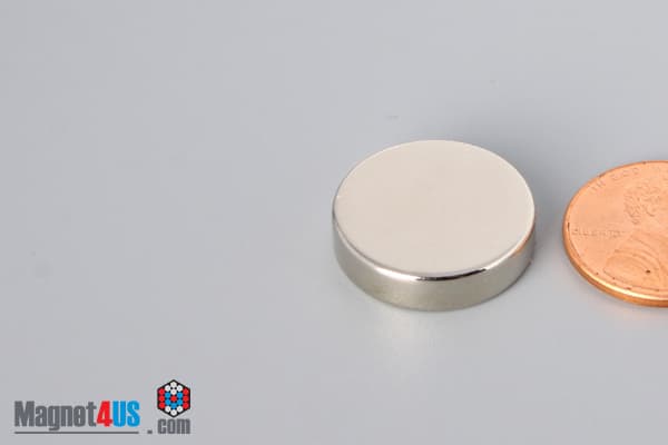 3/4" dia. x 3/16" N40 Neodymium Disc Magnet - photo 3