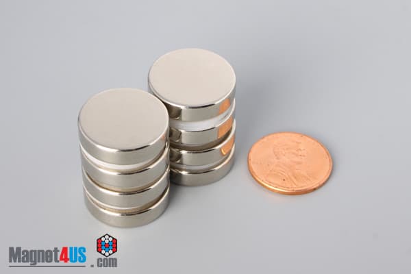 3/4" dia. x 3/16" N40 Neodymium Disc Magnet - photo 5