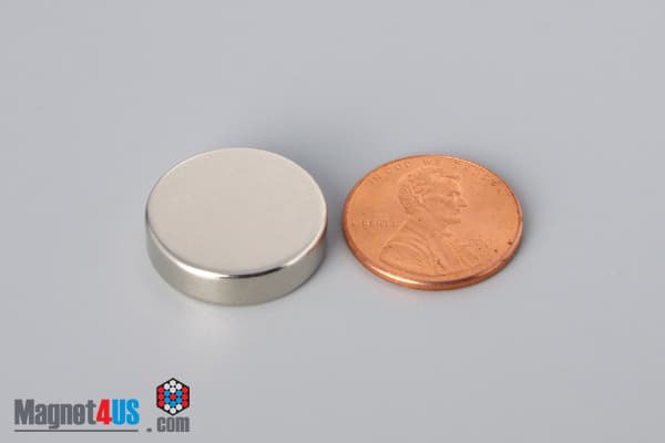 3/4" dia. x 2/10" N40 Neodymium Disc Magnet - photo 1
