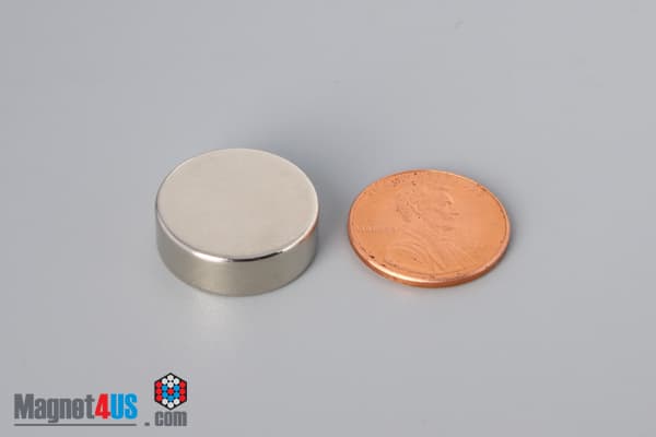 3/4" dia. x 1/4" N40 Neodymium Disc Magnet