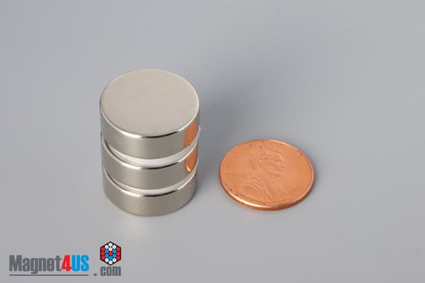 3/4" dia. x 1/4" N52 Neodymium Disc Magnet - photo 5