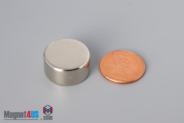 3/4" dia. x 3/8" N40 Neodymium Disc Magnet - photo 1