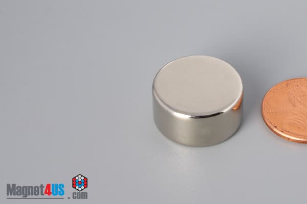 3/4" dia. x 3/8" N40 Neodymium Disc Magnet - photo 3