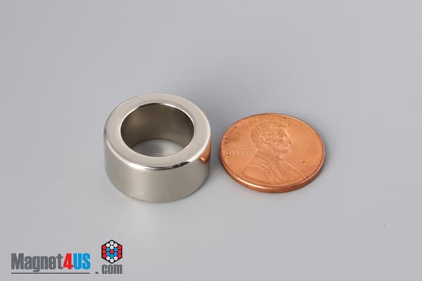3/4" od x 1/2" id x 3/8" N45 Neodymium Ring Magnet - photo 1