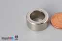 3/4" od x 1/2" id x 3/8" N45 Neodymium Ring Magnet - photo 3